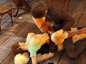 Lara Croft Tomb Raider Nonstop Squirting Orgasmus - Anal, DP,