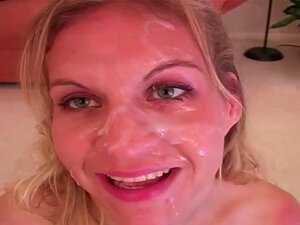 Blonde Ehefrau Gesichtsvideo