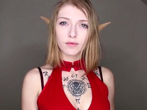 Elf sagt dir, wie du deinen Schwanz für sie wichsen sollst