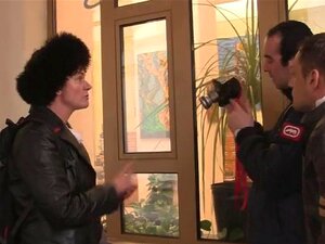 Heet trio met vervelende oude hoer