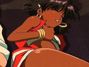 Heißer schwarzer Körper, großbusige Anime-Babe Teil 1