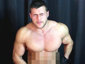 Моје секси кожне рукавице. геј мишић