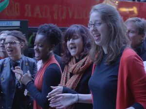 Allt du behöver är hand - Pornhub i Times Square New York