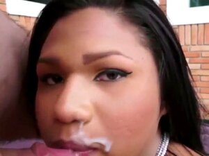 SHEMALE CUM IN MOUTH COMPILATION