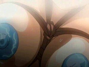 Gefesseltes Hentai wird in den Mund gefickt. Gefesseltes Hentai wird