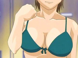 Perfektes Hentai-Mädchen reibt einen Schwanz. Perfekt geformtes