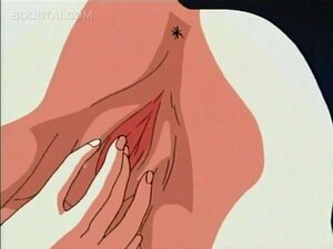 Hentai-Sexsklavin nimmt großen Schwanz tief in ihre Muschi. Blonde