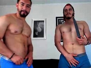 Sexy nackte Männer in Schwulenpornos und Männer mit großen