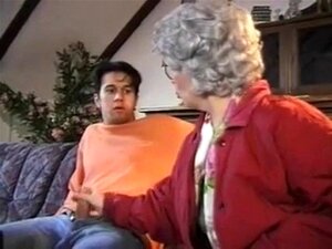 Amateurs oma en jongen