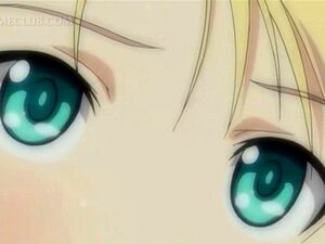 Blonde Hentai-Göre reibt sich die Muschi und wird hart gefickt
