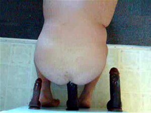 HOMO chub en BBC dildo