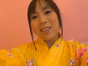 Otrolig japansk modell Yuri Kousaka i kåt soloflicka, onani JAV-scen