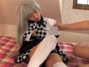 Süße Granate Yuuki Itano wird in ihre rasierte Muschi gefickt,