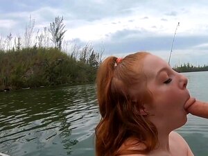 YNGR - Pêche et baise avec une mignonne rousse