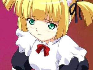 Sexy Dienstmädchen in Hentai-Filmgruppenfick