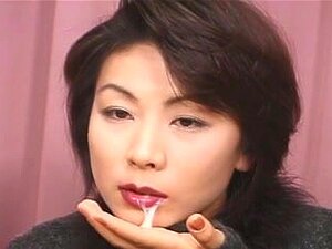 Bukkake für reife Japanerin. Mit ihrem schicken, großartigen