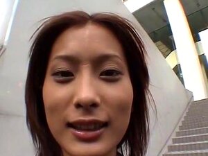 Exotisk japansk brud Ryoko Mitake i fantastisk stora bröst, par