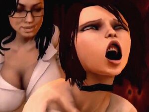 CG Shemale Hentai doppelte Penetration - 2 Trannies ficken ein