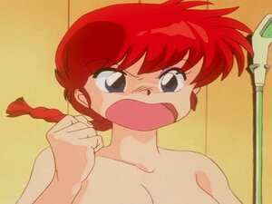 Ranma nackt mit ihren Freundinnen. Zusammenstellung von würzigen