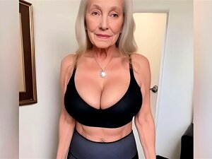 Reife Omas Erste BBC-Begegnung nach dem Yoga