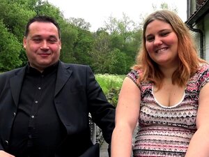 frische BBW, Manon, wird in einem Dreier gefickt