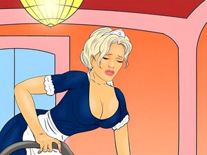 In diesem heißen interrassischen Comic-Video lässt sich das weiße