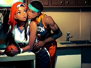 Geile Basketballspieler Animation Cartoon porno Hentai