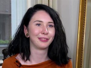 Joana zum ersten Mal vor der Kamera