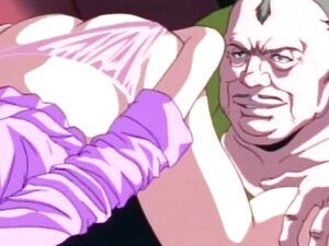 Anime-Mädchen wird die Muschi gequetscht