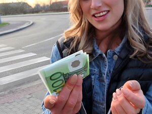 Sexy amerikanische Blondine Sex für Geld