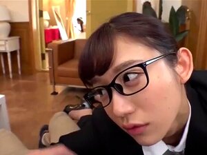 Kurzhaarige unschuldige Japanerin Blacked689