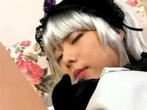 Japonesisches Amateur-Cosplay Rozen Maiden. Japanisches