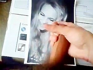 Sperma op foto's van Marina