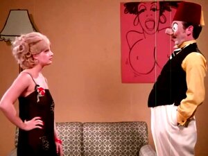 Retro-Liebhaber geben sich ihren wilden sexuellen Wünschen und