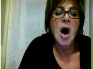 Läraren visar sin andra sida i webcam