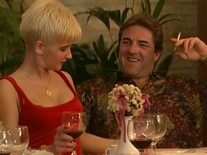 Vier harde schlongs en vier mooie Duitse dames in actie