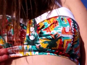 Outdoor-Amateur reibt sich solo