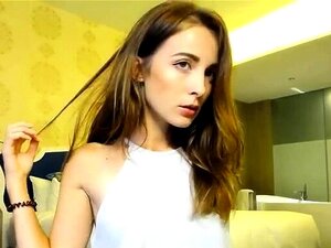 Solo-Amateur-Webcam-Süße masturbiert