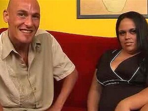 Ebony BBW Babe Christy Minx bläst