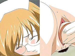 Bondage-Hentai-Krankenschwester wird im Doggystyle in den Arsch