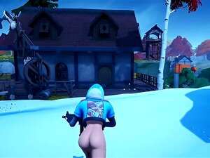 fortnite-Gameplay (Luchs ohne Hose)