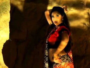 Exotische Indiase prinses danst