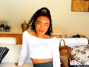 AFRIKANISCHES CASTING Haarige Muschi Ebenholz Gefummelt